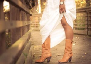 dress and boots